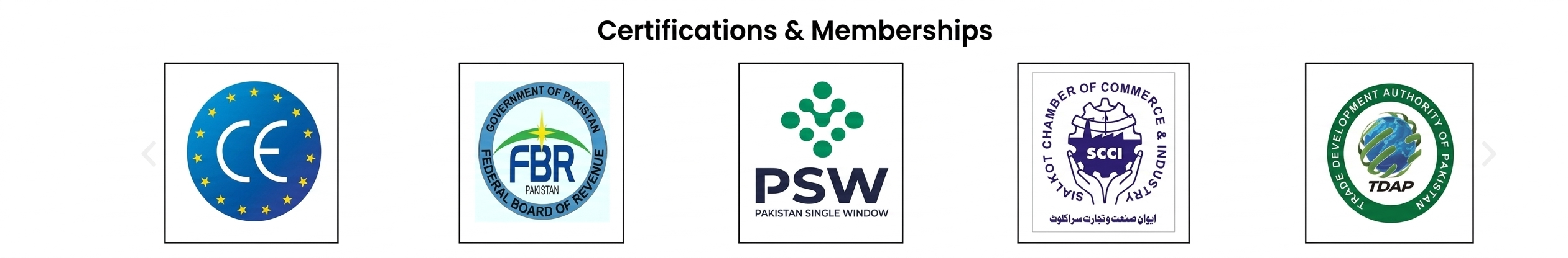 Certifications & Memberships