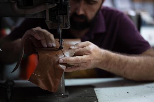 JMX Origin — craftsman stitching leather